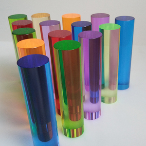Alta traslucido colorato di plastica acrilica pioli asta per l'illuminazione a led - Product Image 1
