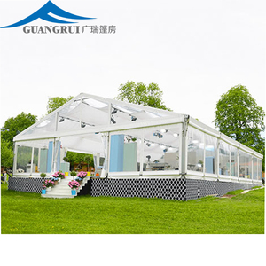 Tente de mariage de luxe pour 300 personnes, grande tente de mariage extérieure, bâche transparente en PVC à vendre - Product Image 2