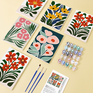 Kit de Pintura por Números Personalizado, Retrato Familiar Personalizado, Pintura por Números para Decoración de Paredes del Hogar, Pintura DIY - Product Image 5