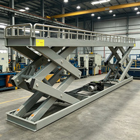 Table élévatrice à ciseaux électro-hydraulique fixe à installation facile pour usine et entrepôt