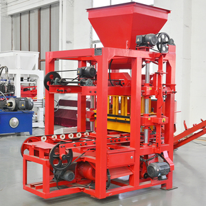 Machine de fabrication de pavés autobloquants à haute teneur en ciment YAODA QTJ4-26 avec moteur à pression, pompe, roulement et engrenage - Product Image 2