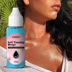 Gouttes autobronzantes Oalen, bronzant naturel sans soleil, longue tenue, éclat naturel <span class=keywords><strong>pour</strong></span> le visage et le corps - Product Image 6