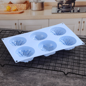 <b>Silicone</b> Cake Mold 6 Cavity Sunflower Shape Food Grade Baking Pastry <b>Tool</b> For DIY Cake Soap Making - Product Image 4