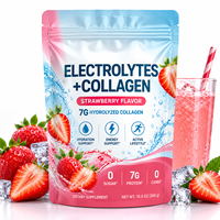 Poudre de mélange de boisson en gros de collagène hydrolysé et d'électrolytes pour la remise en forme (femmes et hommes) 10,6 oz – Soutien à l'hydratation – HALAL HACCP