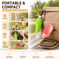 Distributeur d'eau et de nourriture pour animaux de compagnie, pour la randonnée en plein air, les voyages, les chiots, les chats, les hamsters, les lapins et autres petits animaux