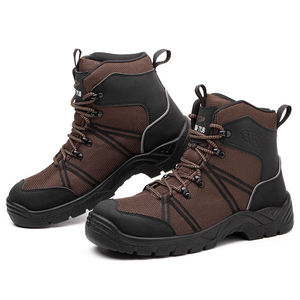 Zapatos deportivos de senderismo para hombre, antideslizantes, para trabajo al aire libre, zapatos de seguridad, zapatillas de moda impermeables y transpirables, botas de senderismo. - Product Image 4