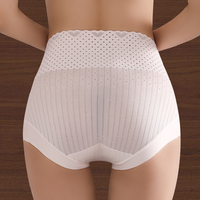 Faja Postparto OEM de Cintura Alta, Sin Costuras, de Seda Helada, Ropa Interior Moldeadora, Bragas de Control Abdominal, Faja Reductora de Cintura, Tallas Grandes, Bragas Levanta Glúteos