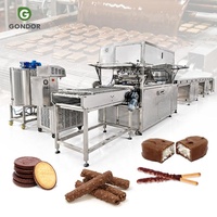Machine d'enrobage au chocolat pour biscuits 400, machine automatique d'enrobage de gaufrettes, machine à sucre pour fruits, machine à chocolat LST