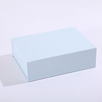 Boîte à rabat magnétique élégante de luxe, personnalisée, de qualité supérieure, en carton rigide, pour l'emballage de perruques, boîte cadeau pour extensions de cheveux haut de gamme