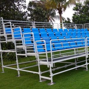Estantería deportiva desmontable para estadio al aire libre, <span class=keywords><strong>gradas</strong></span> de metal <span class=keywords><strong>con</strong></span> asientos de plástico para eventos deportivos - Product Image 4