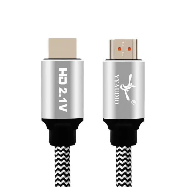 Y9 High Quality High Speed HD2.1 24K Gold Plated 8K@60Hz 48Gbps Male to Male 1M 1.5M 2M 3M 5M 8K HD MI Cable