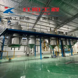 10tons/day RBD CPO palm oil refining machine cotton seed oil dewaxing extraction machine rice bran refinery equipment