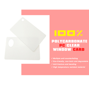 Diseño holograma muestra policarbonato tarjeta de identificación nacional en blanco con números de serie - Product Image 1