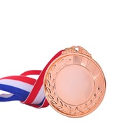 Médailles vierges de Sublimation de médaille de course en alliage de Zinc de haute qualité pour sac Opp de Sport Marathon sans artisanat en métal