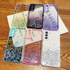 Custodia custodia in <span class=keywords><strong>Silicone</strong></span> trasparente Glitter lusso per Sam S24 S23 A14 A04 A53 A73 A23 A13 A52s S23 S22 Ultra S21 Plus S23 <span class=keywords><strong>FE</strong></span> - Product Image 2