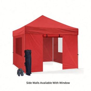 Tente publicitaire pliable en tissu imperméable sur mesure OEM 10'x10' 10'x20' pour camping extérieur et présentation de produits aux fenêtres et aux portes - Product Image 2