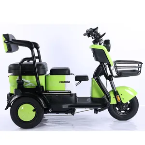 Triciclo elétrico para adultos, triciclo triciclo, scooter elétrica 60v, 3 rodas, 600w, outros triciclos motorizados mais vendidos