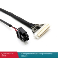 Câble FOXECO MX30 à conducteur en cuivre de type bande, isolé en PVC, 60V 200mm, faisceau d'alimentation/signaux pour drones de course FPV, modèle 43025-0400