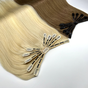 Extensiones de Cabello con Clip Salon Octopus, 100% Cabello Virgen Remy de Doble Trama, Invisibles, con Múltiples Clips, de Una Sola Pieza - Product Image 4