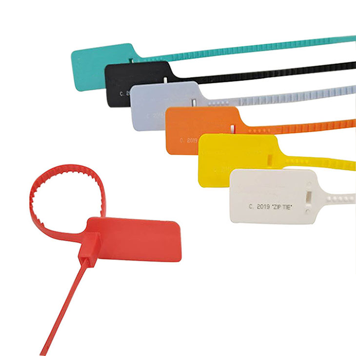 Bán Buôn Biểu Tượng Tùy Chỉnh Dùng Một Lần Nhận Dạng Cáp Nhựa Zip Tie Tag Cho Giày