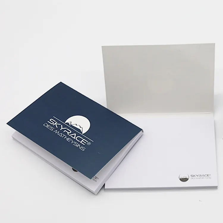 Günstige benutzer definierte Logo-Druck Recycled Adhesive Sticky Pad Briefpapier Office Notepad Sticky Note Custom