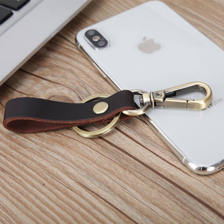 Custom Logo Snap Hook Wristband Keychain