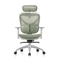 Nouvelle Arrivée Chaise de Bureau Ergonomique Grande Taille à Dossier Haut et Réglable, en Maille, Robuste, pour Direction, avec Accoudoirs 4D