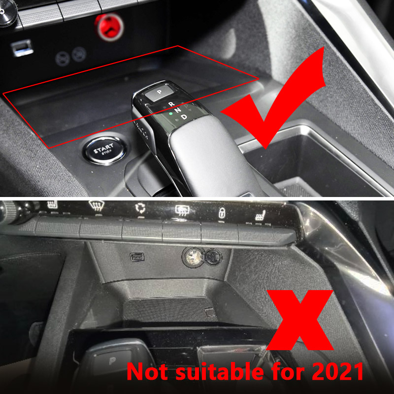 10W車QIワイヤレス充電器インテリアアクセサリー部品プジョー30082018