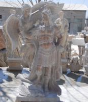Statue de sculpture de jardin de style grec en marbre fait à la main en pierre personnalisée en usine Statue en marbre
