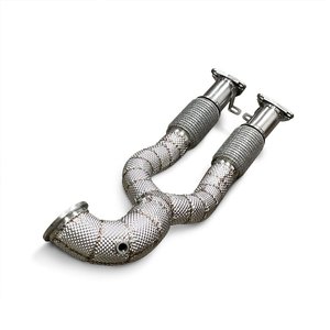 Collecteur d'échappement haute performance et tuyau de descente isolant thermiquement pour Audi RS3 <span class=keywords><strong>TTRS</strong></span> 2.5T 2022-2024 en acier inoxydable – Amélioration de puissance - Product Image 3