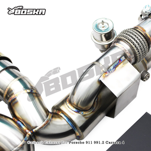 OEM Stainless Steel <b>Valved</b> for 991.2 4/S/4S 3.0T 2016-2018 Upgrade to Racing <b>Exhaust</b> System - Product Image 4