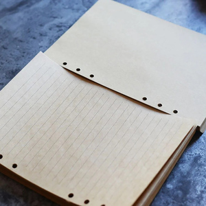 Sản xuất máy tính xách tay da cổ điển với nút kim loại <span class=keywords><strong>logo</strong></span> dập nổi PU da chương trình nghị sự hàng ngày Tạp Chí lỏng lẻo Lá Chất kết dính máy tính xách tay - Product Image 6