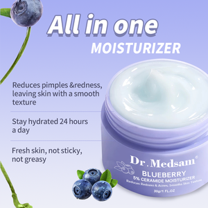 Loción de etiqueta privada, crema facial blanqueadora para el cuidado de la piel, crema hidratante radiante de arándanos universitarios, barrera para la piel, crema Straffung - Product Image 4