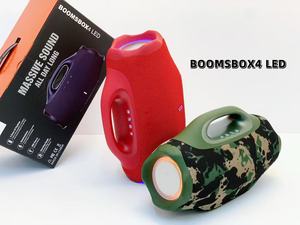 <span class=keywords><strong>BoomSbox</strong></span> 4 Haut-parleur portable sans fil à LED, étanche, avec poignée, pour extérieur, sport, lecteur de musique, pour la maison, cadeau, fête, radio FM, USB - Product Image 4