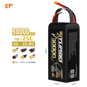 EP 사용자 정의 리튬 폴리머 드론 리포 배터리 6s 12s 25c 30000 마하 3.7V 3.8v 리튬 이온 Uav 16ah 20ah 22ah 30ah 40Ah Ncm 배터리 팩 - Product Image 4