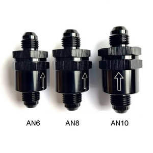 Clapet anti-retour en aluminium AN6 AN8 AN10 pour le refroidissement de la conduite d'huile Réservoir de carburant de réserve Clapet anti-retour unidirectionnel - Product Image 1