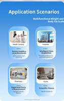 DHM-T90 HealthCenter, Quiosco de Chequeo de Salud, Báscula Mecánica, Pantalla Táctil LCD de 24 Pulgadas, Construcción de Placa de Acero, OEM/ODM, 12 Meses de Garantía