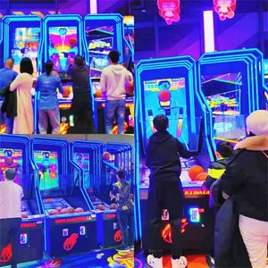 60-inch LCD Screen Basketball Machine with Movable Basket Frame Up, Down, Left and Right - Adult Basketball Machine - Product Image 2
