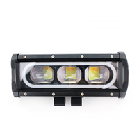 Barre lumineuse LED Raych 48W 5 pouces 9D Len projetée double couleur blanc ambre IP67 Auto conduite Angel Eye rouge bleu violet vert rose