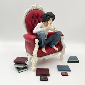Figura de Anime de <span class=keywords><strong>Death</strong></span> <span class=keywords><strong>Note</strong></span> Lawliet de 24 cm, Figura de Acción de Coffee Watari L, Figuras de Acción de Light Yagami, Muñeco Modelo para Adultos, Juguetes, Figura de Manga - Product Image 4