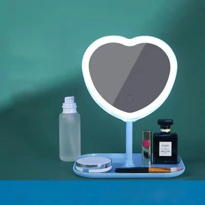 Miroirs cosmétiques LED pliables miniatures pour usage domestique, miroir de maquillage, équipement de beauté - Product Image 2