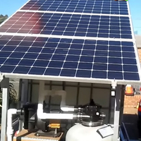 Pompe à filtre à eau de circulation de piscine solaire JP17-15/500 avec moteur sans balais 48V CC