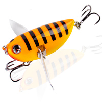 Leurre de pêche rigide WEIHE 58mm 12.5g, leurre nageur imitant une abeille, crankbait
