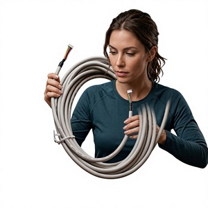 Cable Conector XLR de 4 Pines de Aleación de Níquel para Intercomunicación con Aislamiento de PVC, Blindaje de Lámina y Trenzado IP65 para Fabricantes de Equipos - Product Image 1