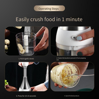 LOVFE Keuken Slijptool Handmatige Droogfruit Pinda Crusher Plastic Voedsel Crusher Notenhakker Roterende Grinder