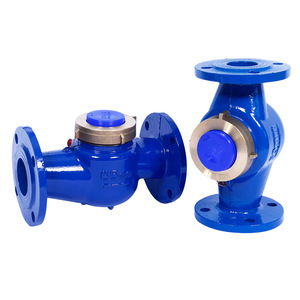 Đồng hồ đo lưu lượng nước lạnh loại cánh quay cơ khí, kiểu mặt bích, vỏ đồng, đường kính lớn, độ chính xác cao - Product Image 3