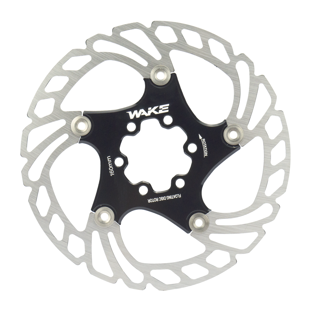 ディスクブレーキ ブラック/シルバー 160mm