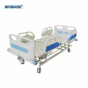 BIOBASE çok fonksiyonlu hastane elektrikli YBÜ yatak iki fonksiyonlu hastane yatağı hastane katlanır yatak
