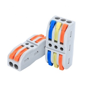 موصل أسلاك KV313 بذراع تثبيت، طرف توصيل 3 مداخل و3 مخارج، كتل توصيل أسلاك سريعة - Product Image 1