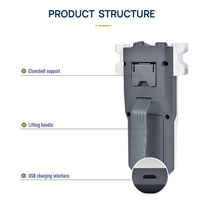Testeur de qualité de l'eau portable 0-14pH/mV avec écran LCD, analyseur de pH pour laboratoire, aquarium, piscine, sonde